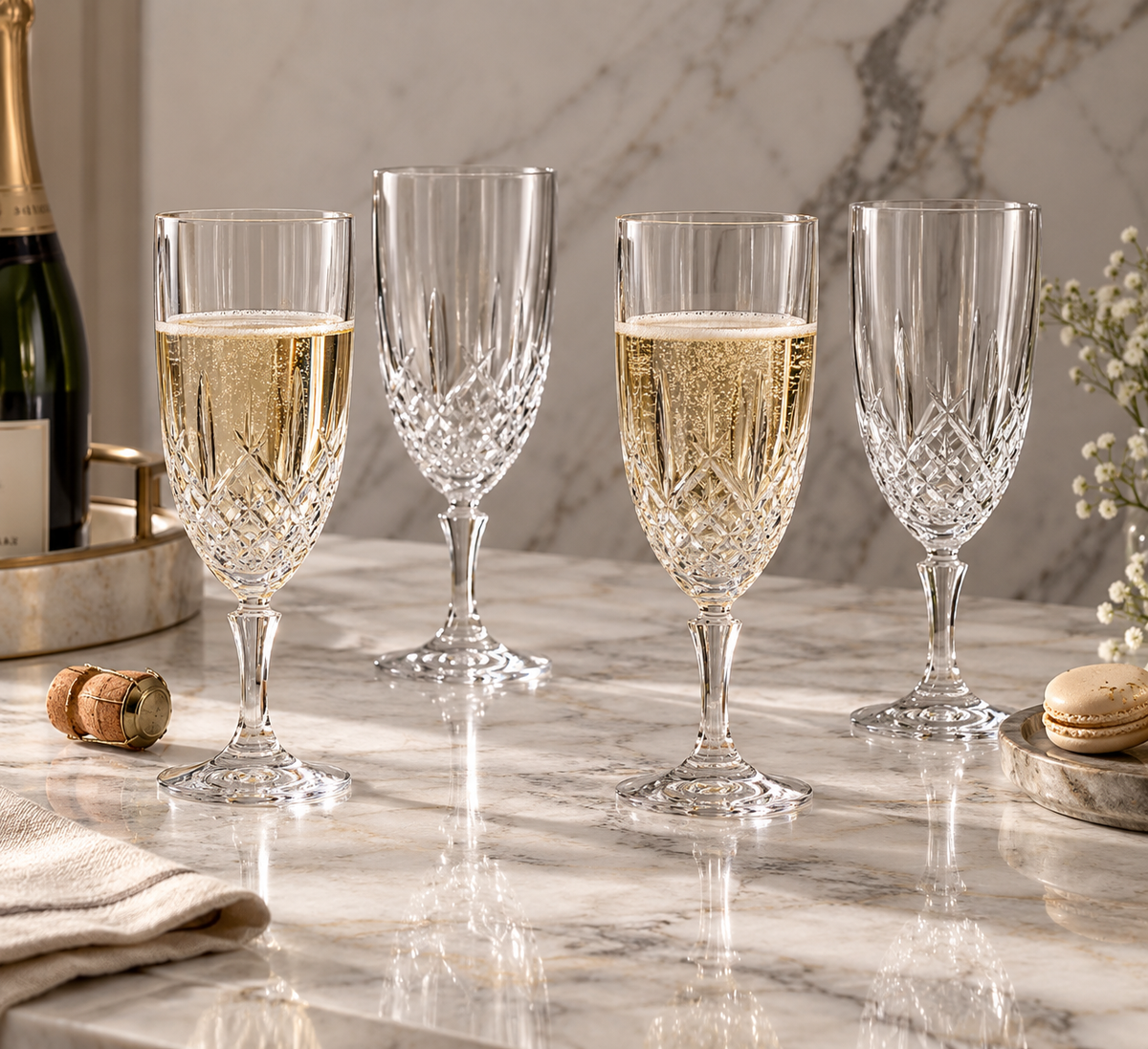 Waterford Marquis Markham Iced Beverage Set of 4