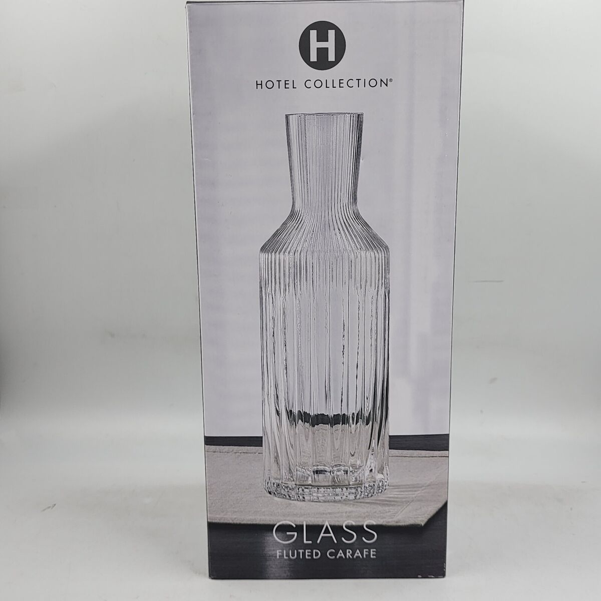 Hotel Collection Fluted Carafe