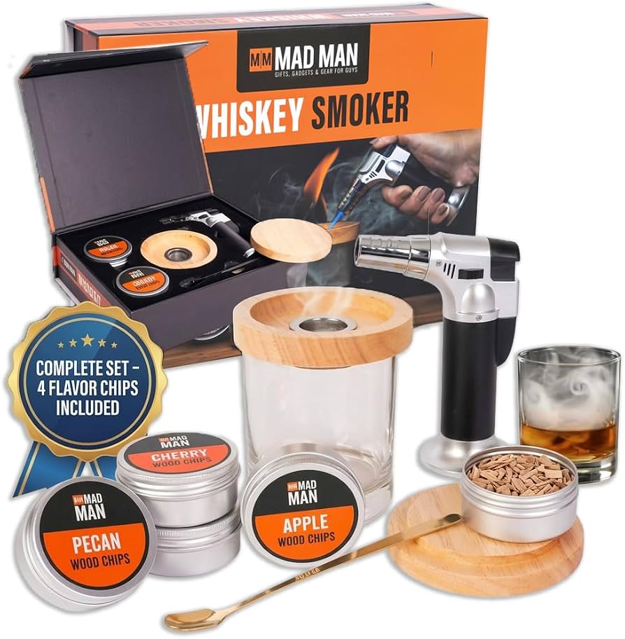 Mad Man Whiskey Smoker Portable Torch Kit