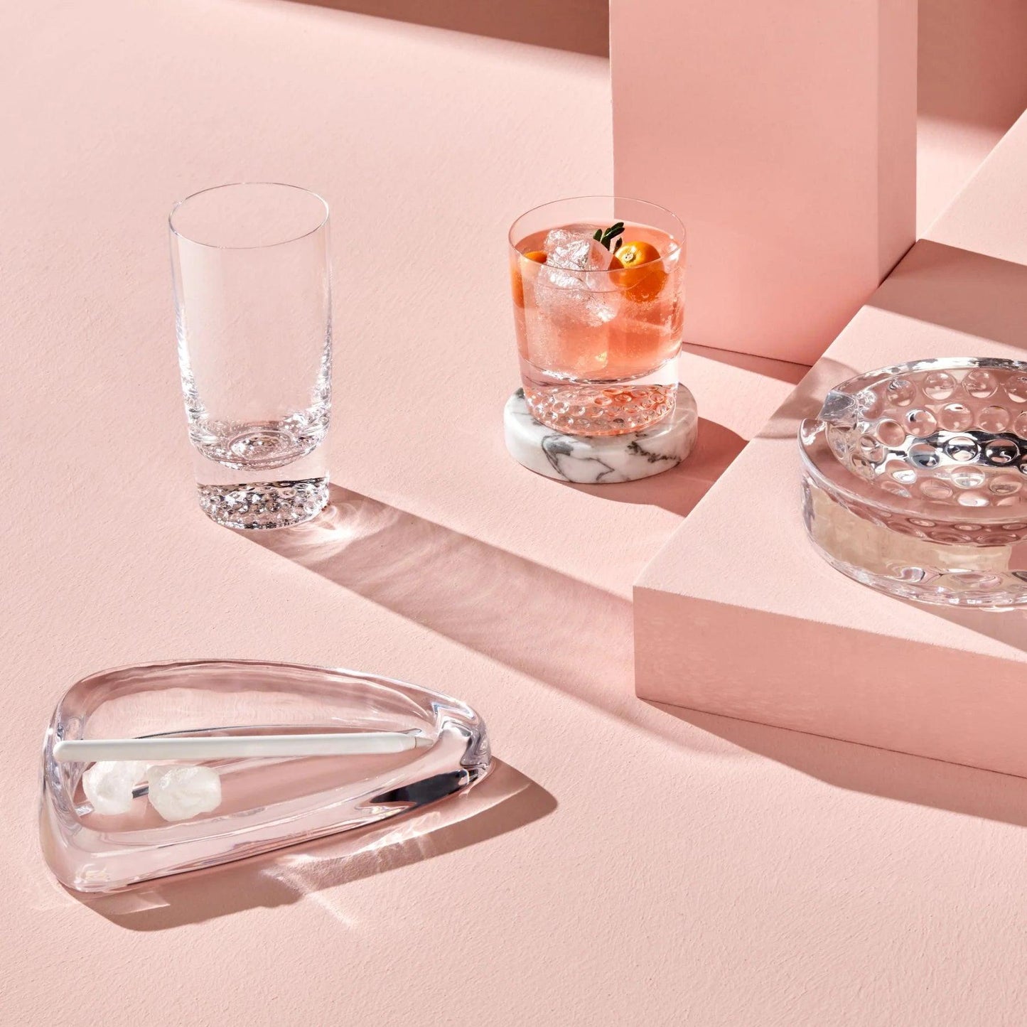 Ace Set of 2 High Ball Glasses