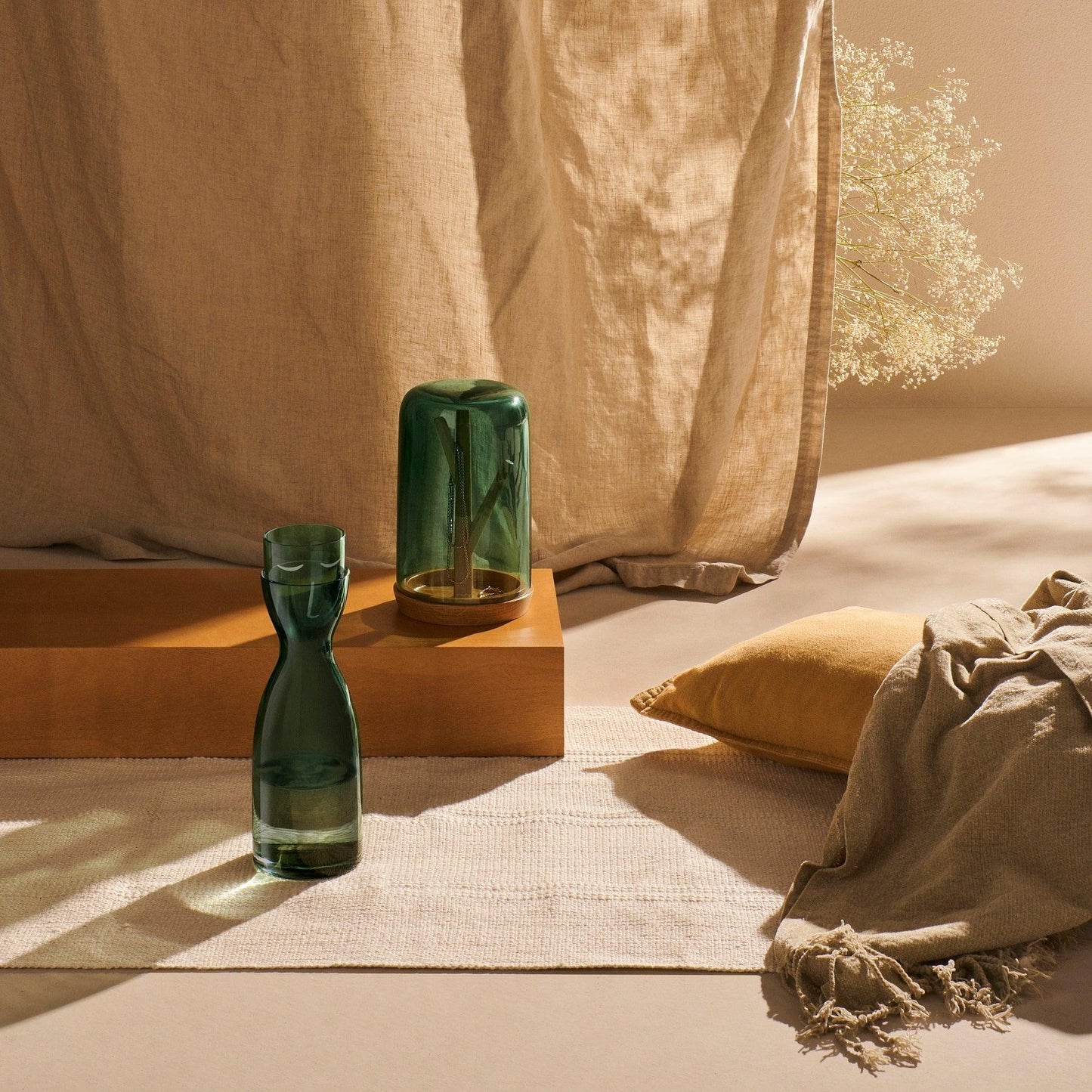Mr. & Mrs. Night Water Set Tall (1 Pcs) - Green