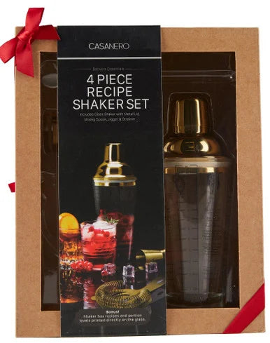 Casanero 4 Pc Recipe Shaker Set