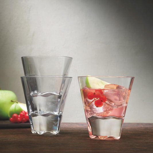 Glazz Stackable Set of 4 Whiskey Glass