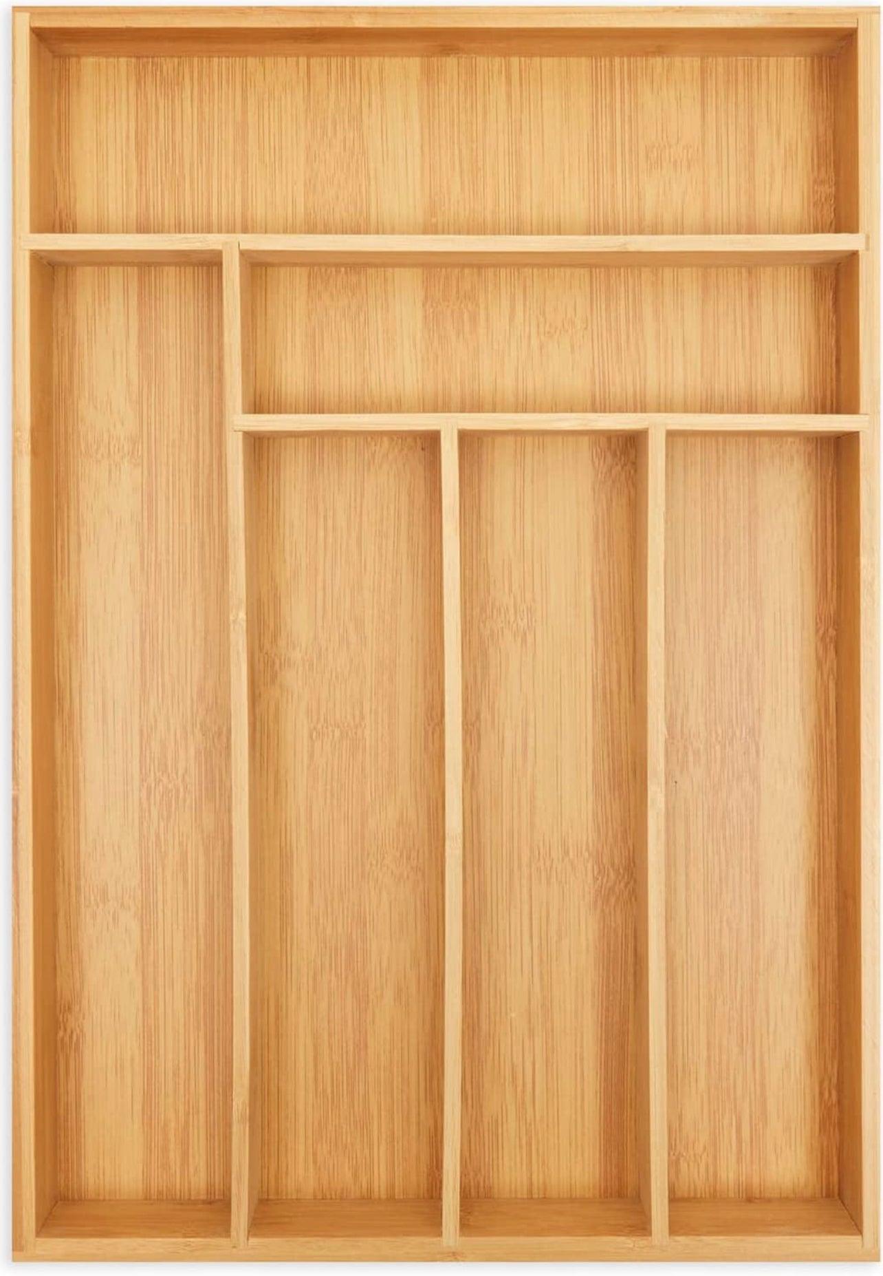 Bamboo Flatware Tray