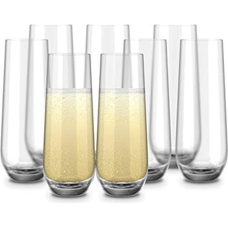 Libby 12 Pcs Stemless Champagne flute