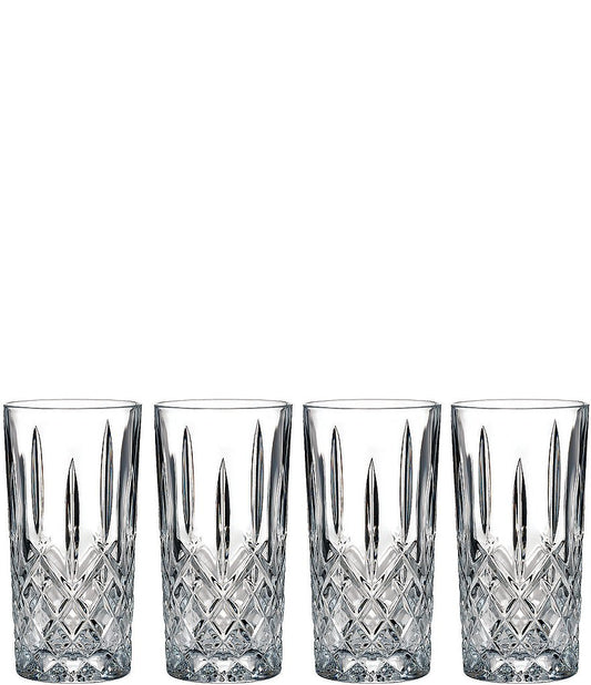 Marquis by Waterford Markham Crystal Highball Glasses Set of 4