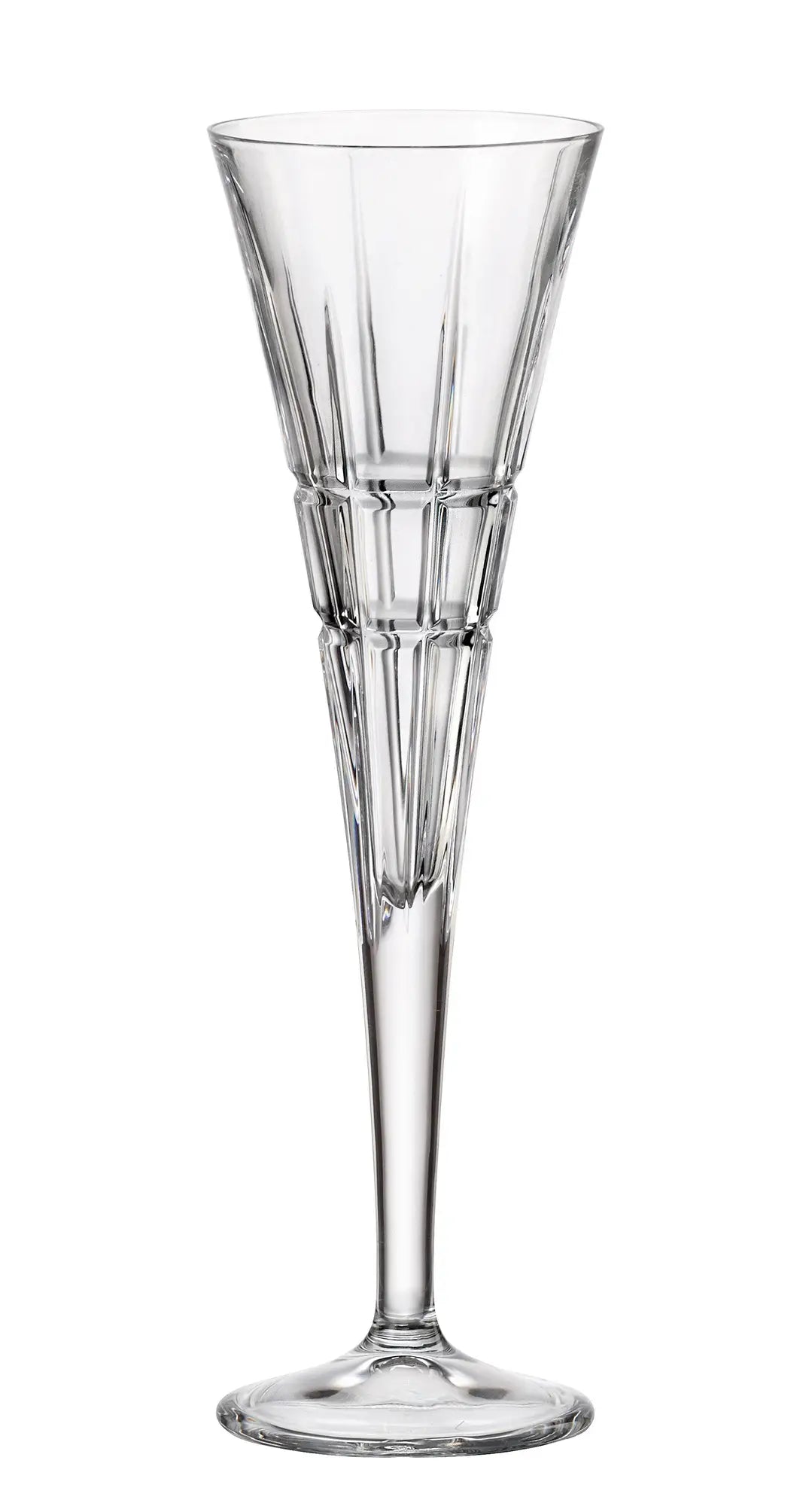 Crystal Bohemia Dover Crystal Champagne Flute Set 6-Piece 160 ml