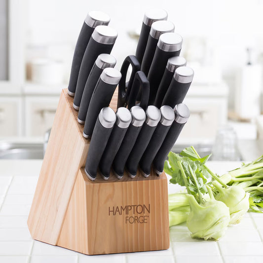 Hampton Forge Epicure 15-pc. Knife Block Set