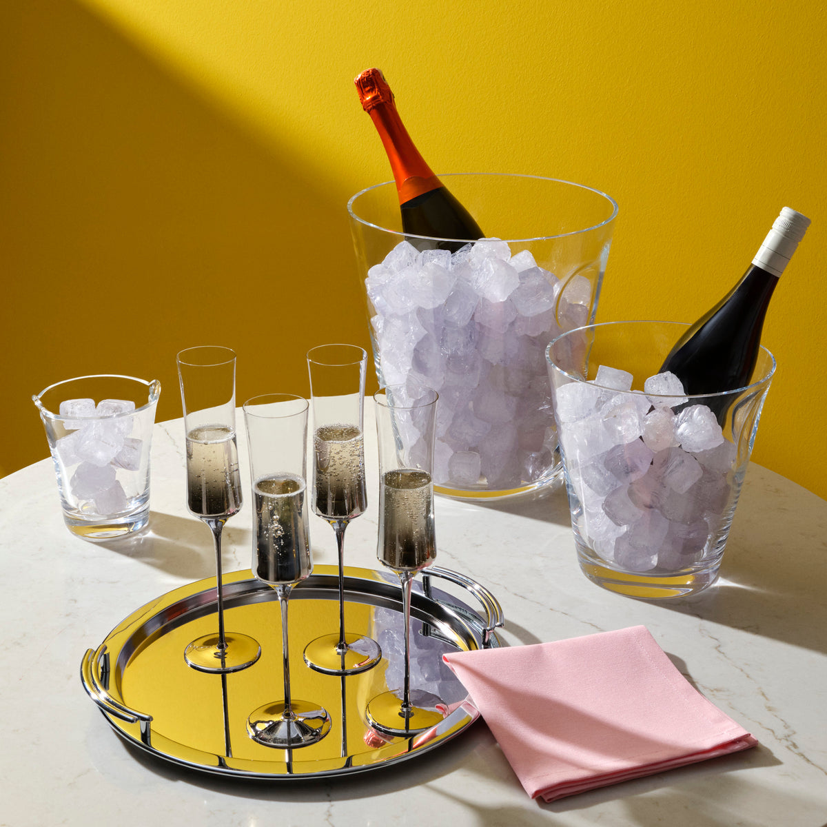 Dream Parade Set of 2 Elegant Champagne Glasses
