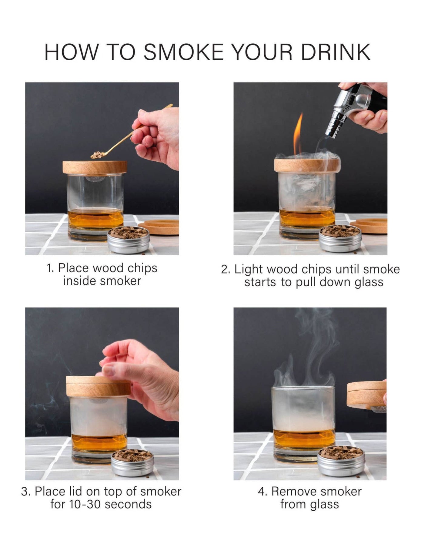 Mad Man Whiskey Smoker Portable Torch Kit
