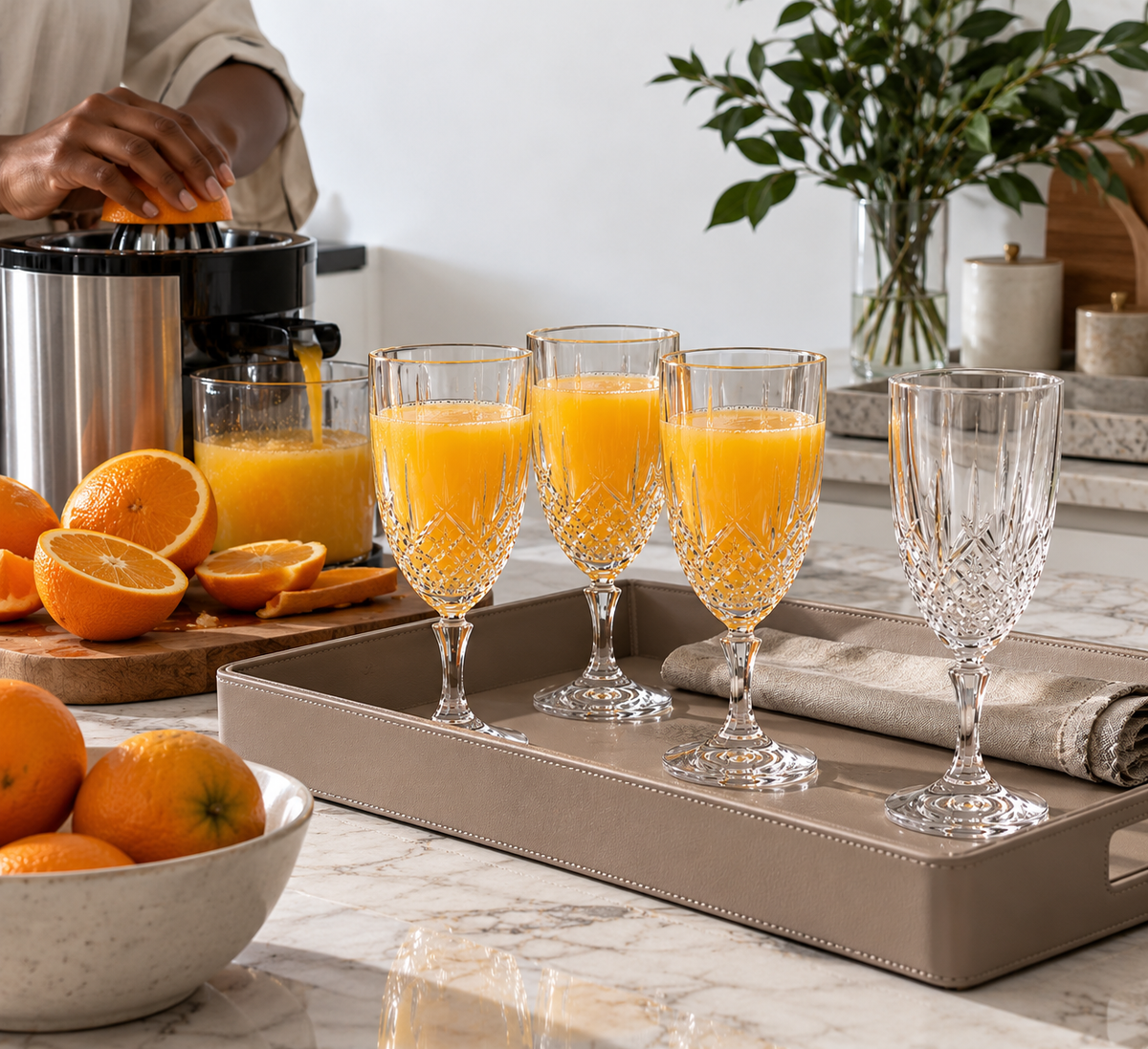 Waterford Marquis Markham Iced Beverage Set of 4