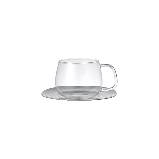 UNITEA Cup & Saucer 350ml Stainless Steel