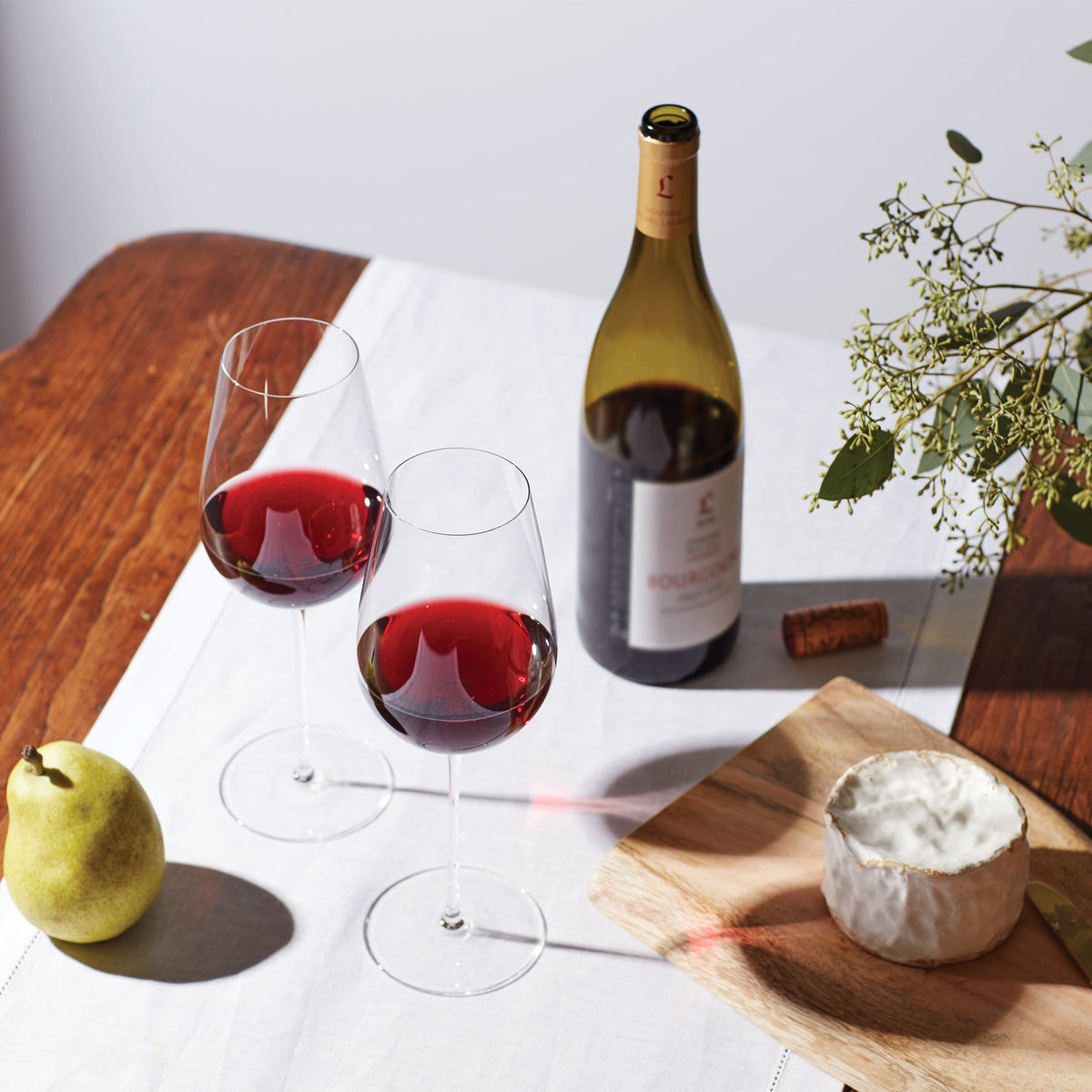 Lenox Tuscany Victoria James Signature Series Cool-Region Wine Glasses Set of 2