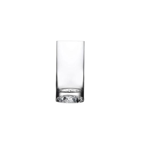 Club Set of 6 High Ball Glasses Medium with Ripple Effect