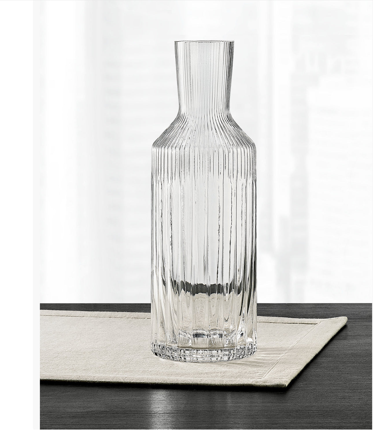 Hotel Collection Fluted Carafe