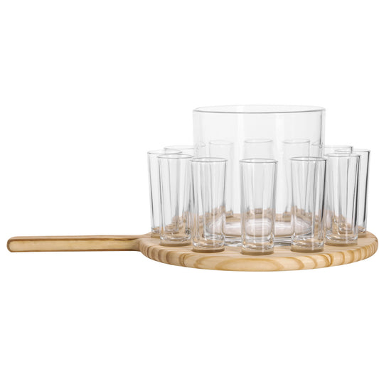 Home Essentials Sandro 14-piece Shot Glasses & Board Set