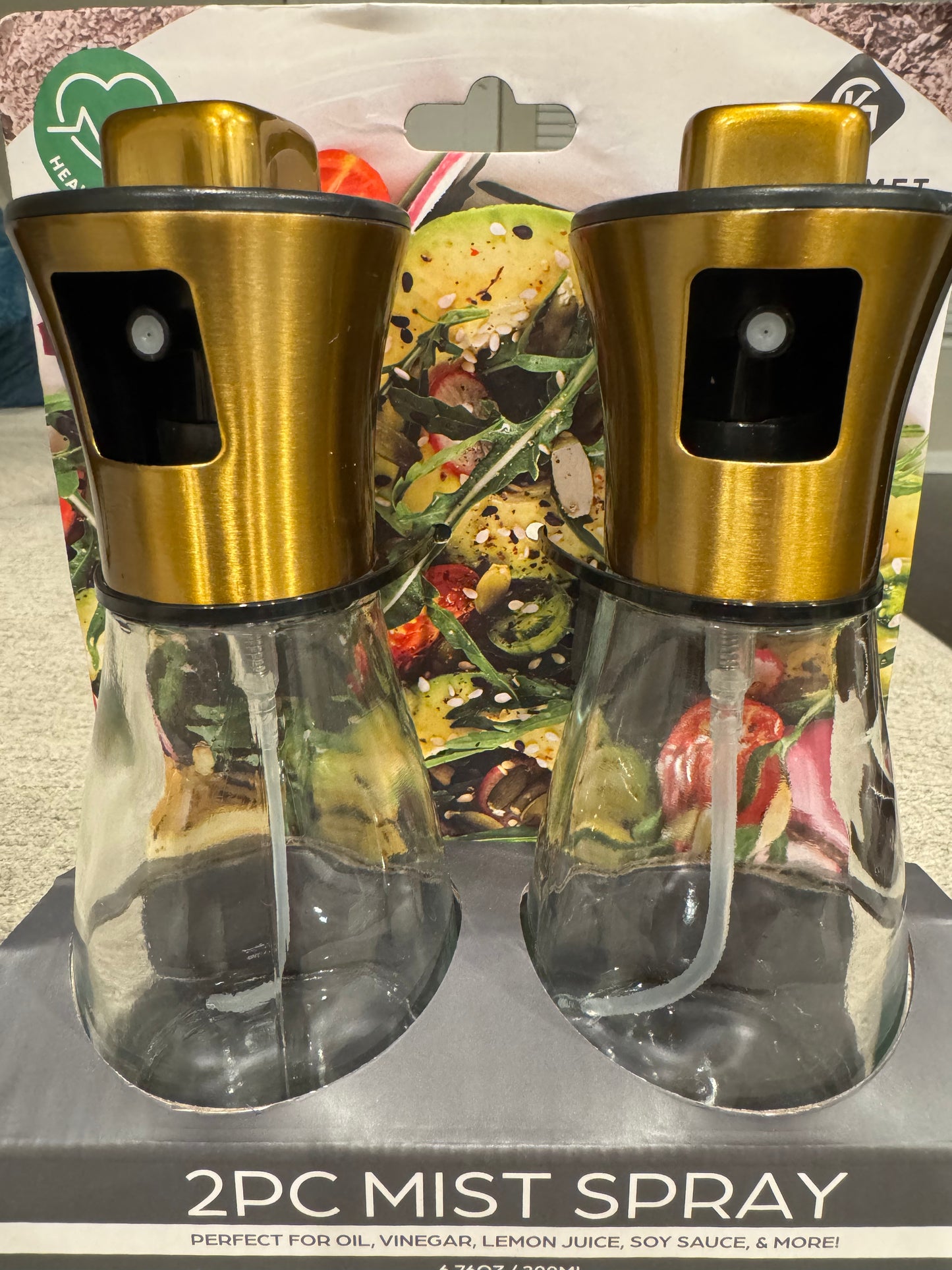 Oil and vinegar 2 Pcs dispenser / Mist Spray set