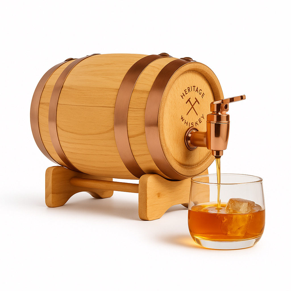 Hammer + Axe Whiskey Barrel