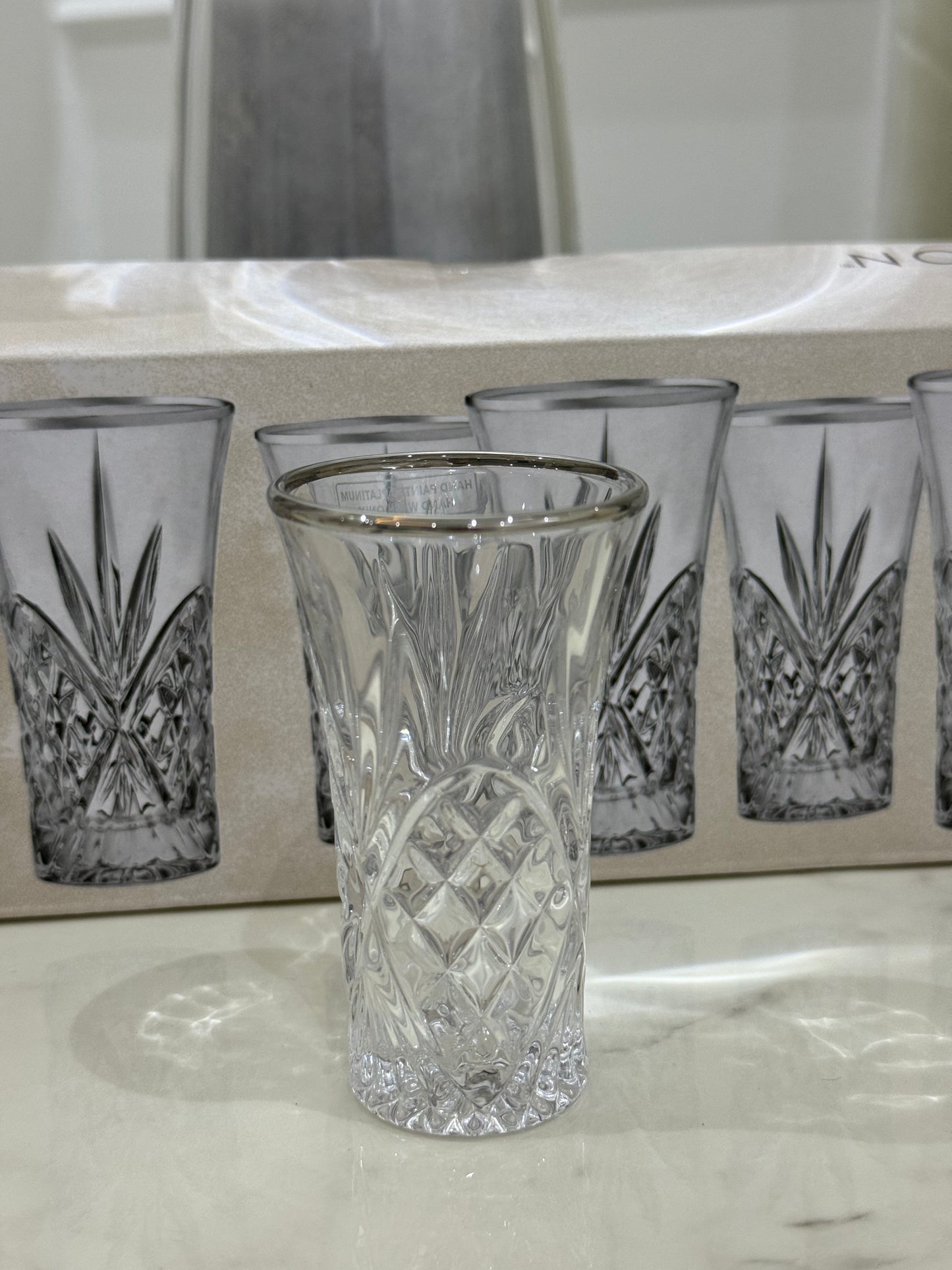 Crystal Shot Glasses (Set of 6)