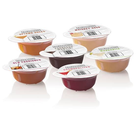 Bartesian cocktail Mixer capsules,