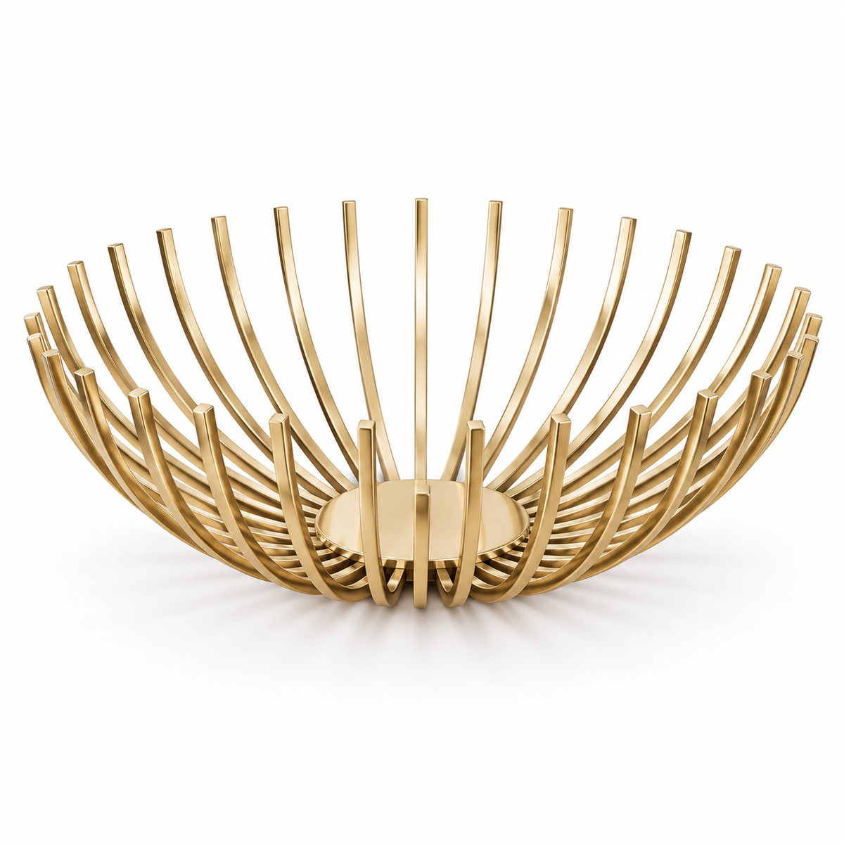 Gold Wire Decorative Fruit Bowl