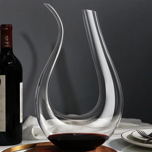 U Shaped Wine Decanter