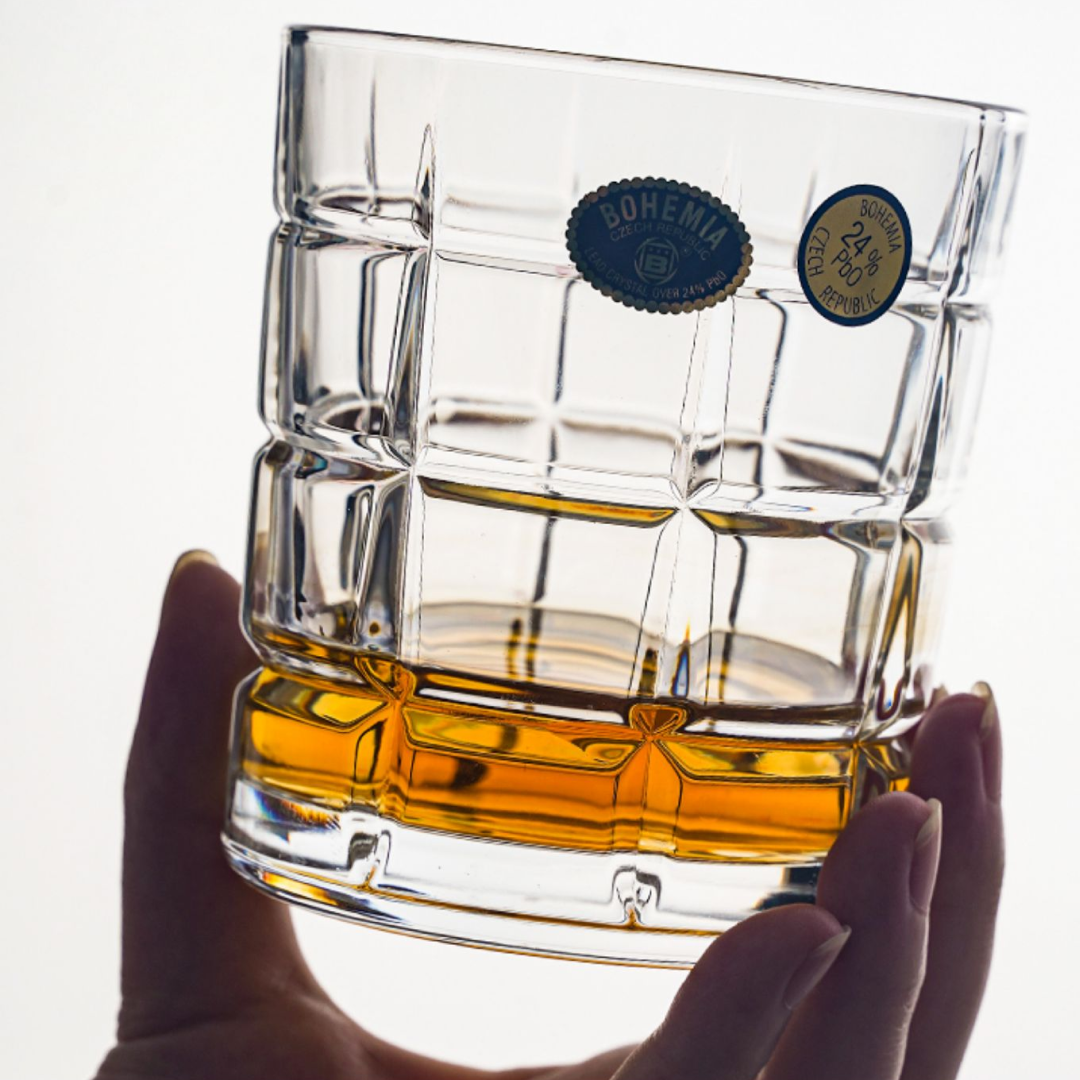 Crystal Bohemia Timesquare Whiskey Set 1+6
