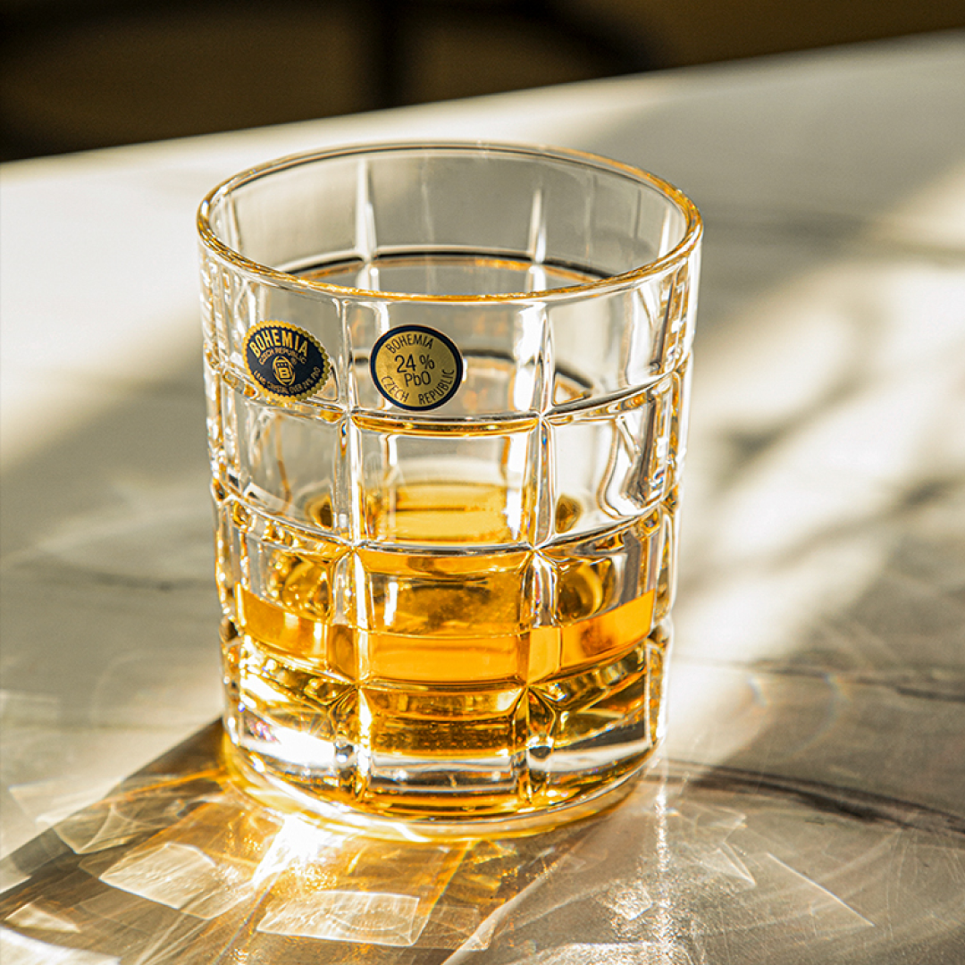 Crystal Bohemia Timesquare Whiskey Set 1+6