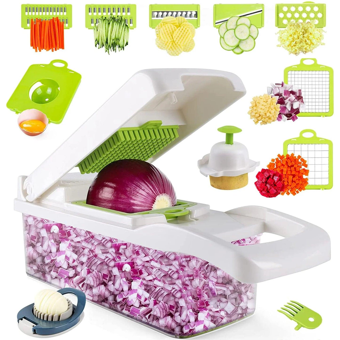Bralo Vegetable 15 piece Vegetable Chopper