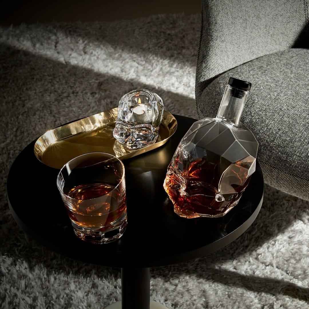 Memento Mori Set of 2 Whisky Glasses