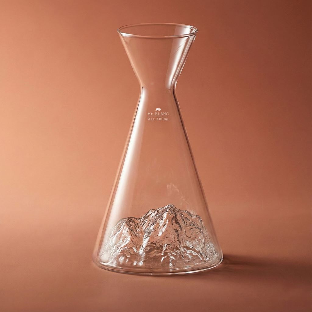 Alaskan MAKER TOPOGRAPHIC Water Pitcher Mont Blanc
