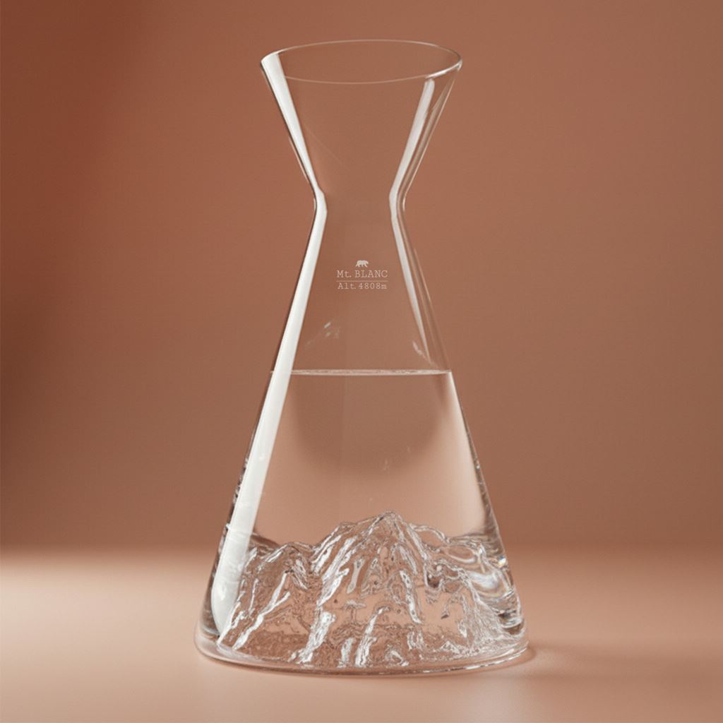 Alaskan MAKER TOPOGRAPHIC Water Pitcher Mont Blanc