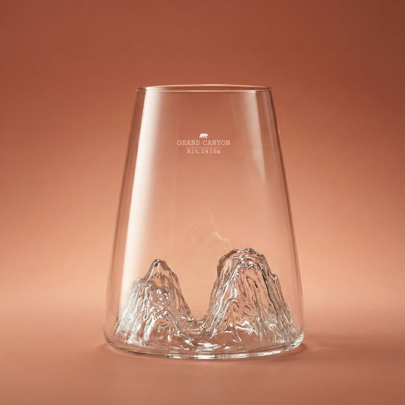 Alaskan MAKER Grand Canyon Topographic Long Drink Glass 450ml