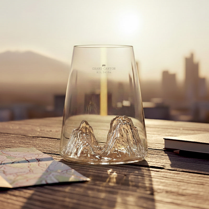 Alaskan MAKER Grand Canyon Topographic Long Drink Glass 450ml