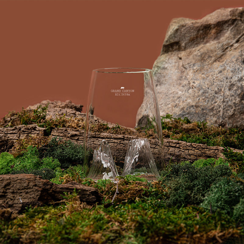 Alaskan MAKER Grand Canyon Topographic Long Drink Glass 450ml