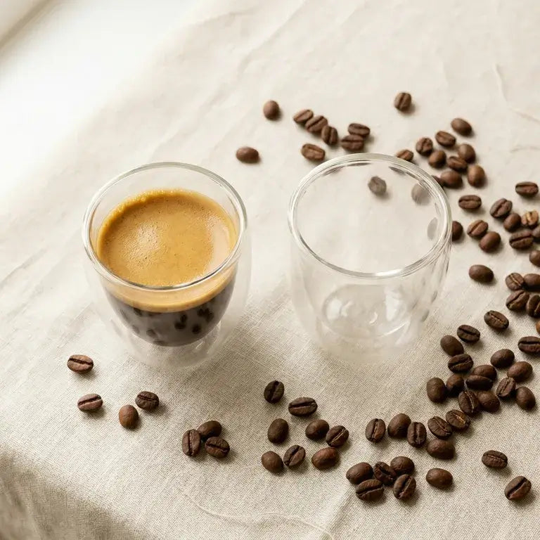 Duo Double-Wall Glass Espresso Cups