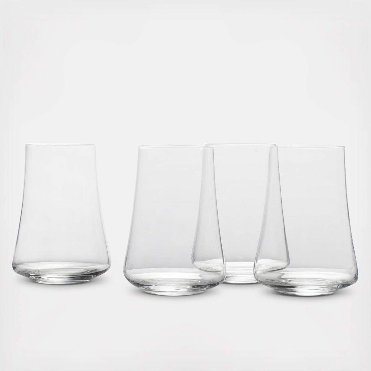 Mikasa Aline Highball Crystal Glass Set of 4
