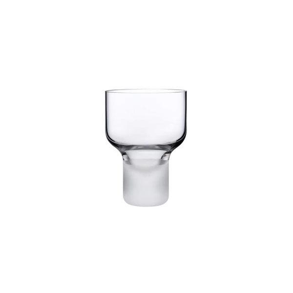 Contour Set of 2 Wine Glasses With Sandblasted Base