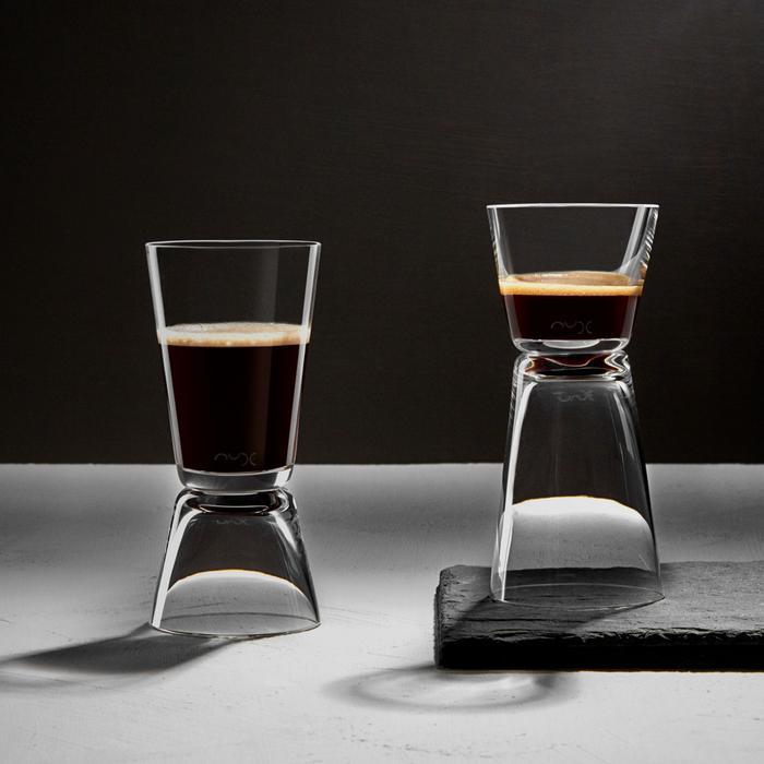 Dual Set of 2 Espresso Glasses