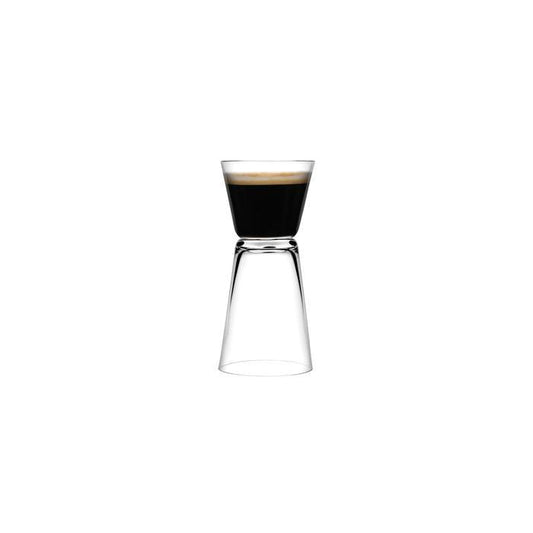 Dual Set of 2 Espresso Glasses