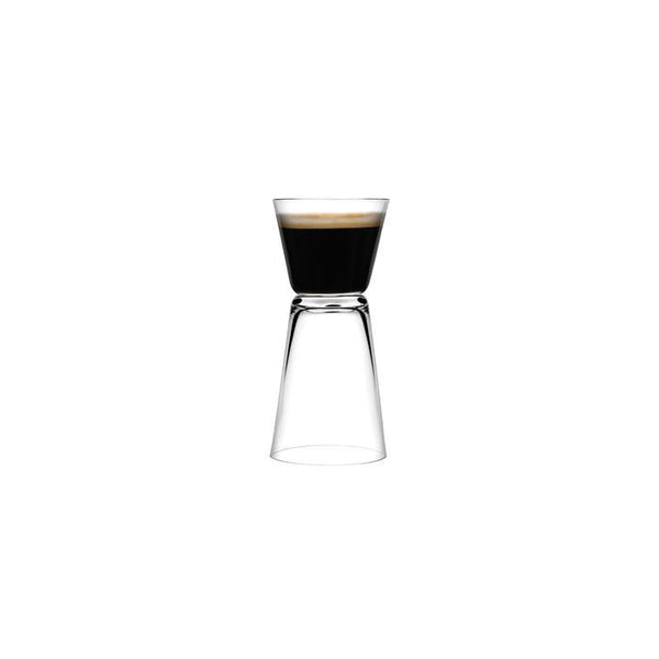 Dual Set of 2 Espresso Glasses