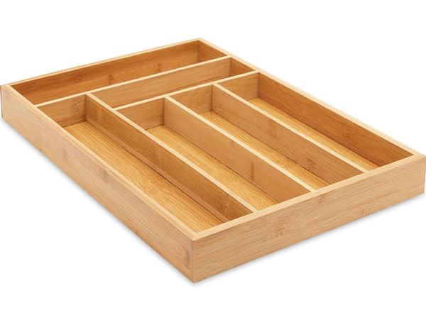 Bamboo Flatware Tray