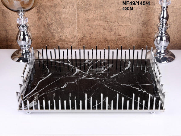 Decorative Marble Base Tray