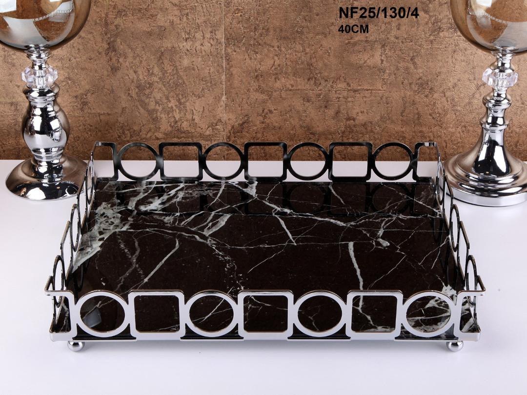 Decorative Marble Base Tray